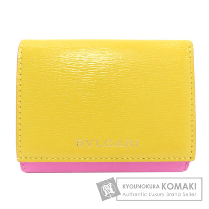 BVLGARI ブルガリ ビーゼロワンチャーム 二つ折り財布（小銭入れあり） レザー レディース 中古