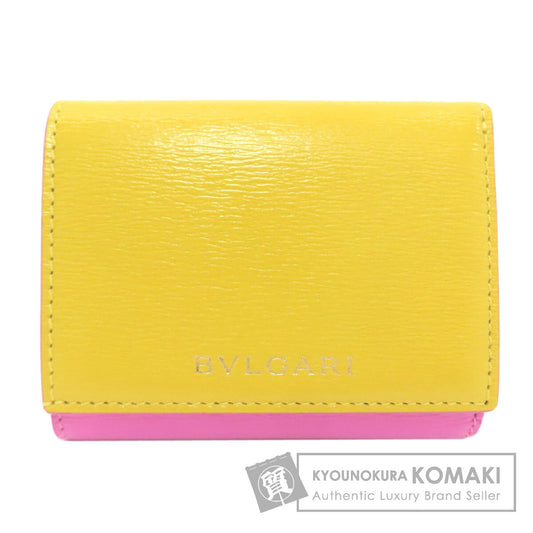 BVLGARI ブルガリ ビーゼロワンチャーム 二つ折り財布（小銭入れあり） レザー レディース 中古