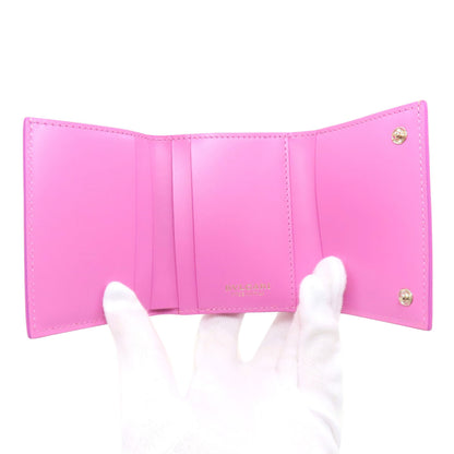 BVLGARI ブルガリ ビーゼロワンチャーム 二つ折り財布（小銭入れあり） レザー レディース 中古