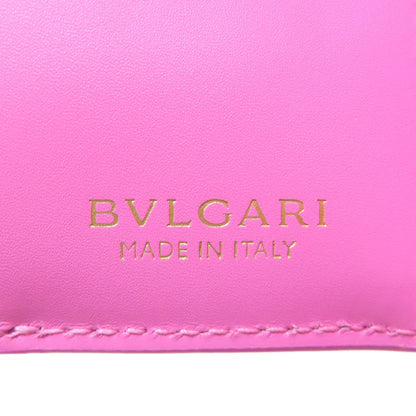 BVLGARI ブルガリ ビーゼロワンチャーム 二つ折り財布（小銭入れあり） レザー レディース 中古