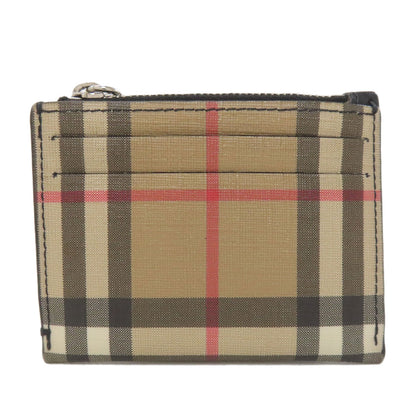 BURBERRY バーバリー バーバリーチェック カードケース PVC レディース 中古