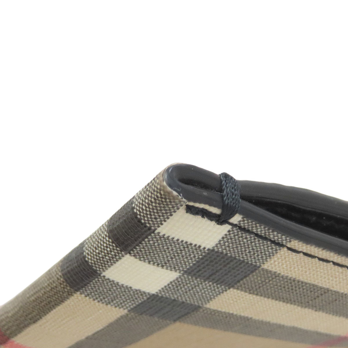 BURBERRY バーバリー バーバリーチェック カードケース PVC レディース 中古