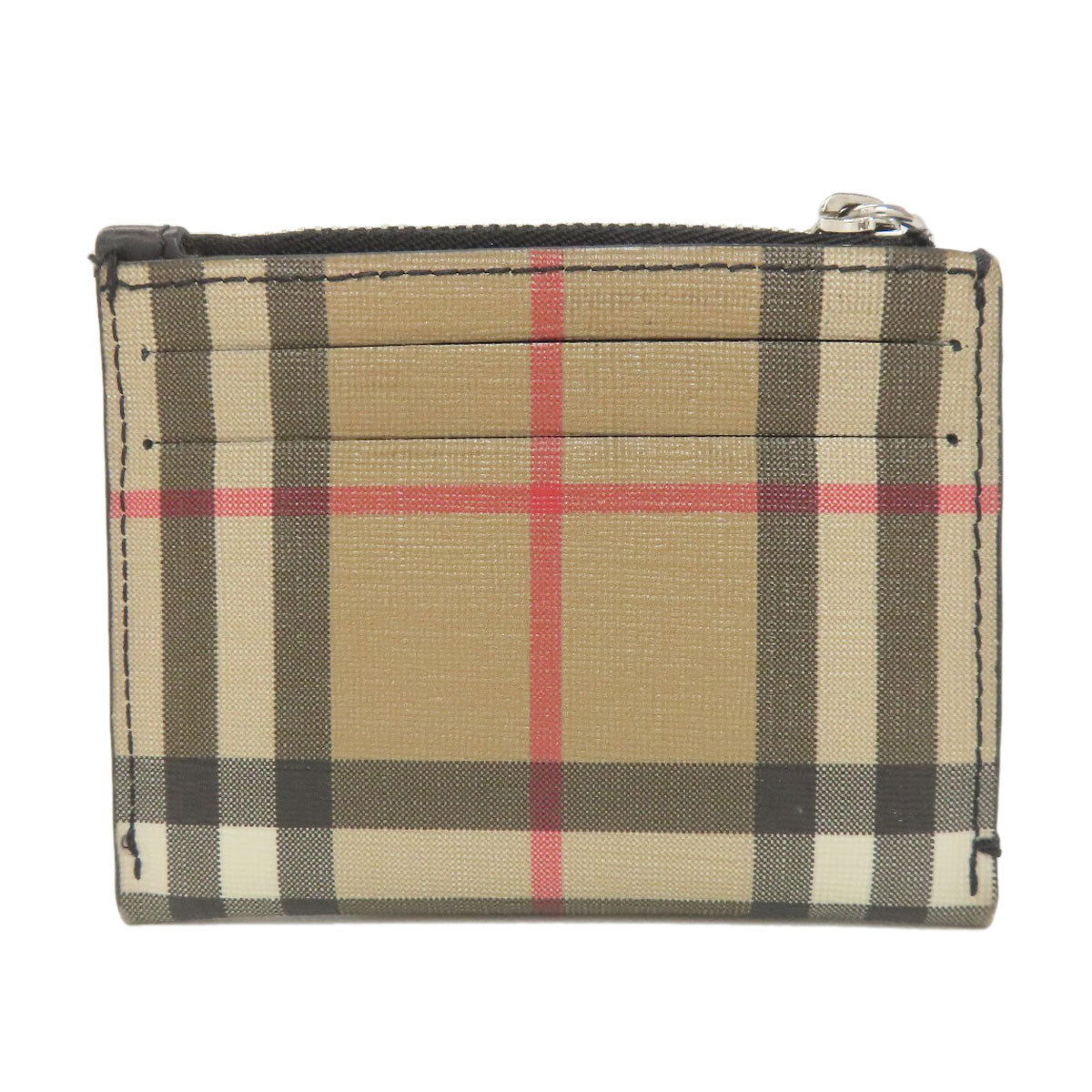 BURBERRY バーバリー バーバリーチェック カードケース PVC レディース 中古