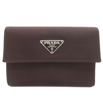 PRADA プラダ ロゴ金具 二つ折り財布（小銭入れあり） ナイロン レディース 中古