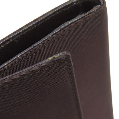 PRADA プラダ ロゴ金具 二つ折り財布（小銭入れあり） ナイロン レディース 中古