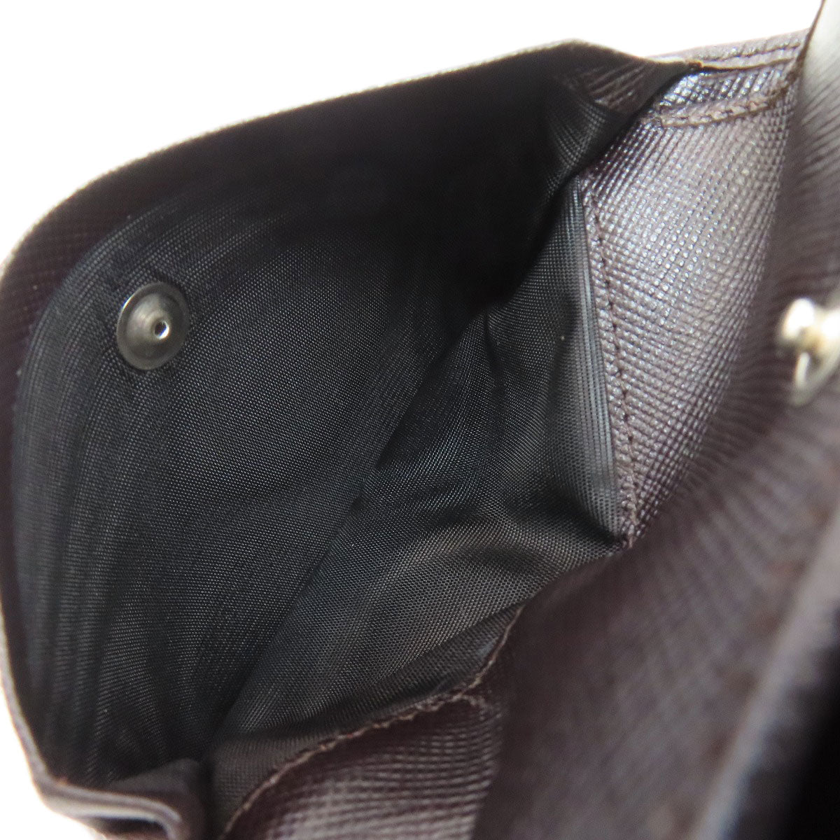 PRADA プラダ ロゴ金具 二つ折り財布（小銭入れあり） ナイロン レディース 中古