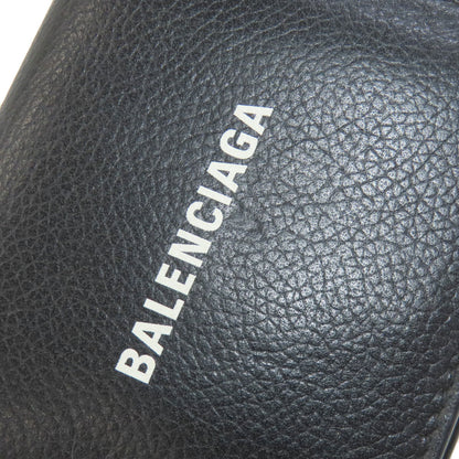 BALENCIAGA バレンシアガ 594216 ロゴ 二つ折り財布（小銭入れあり） カーフ レディース 中古