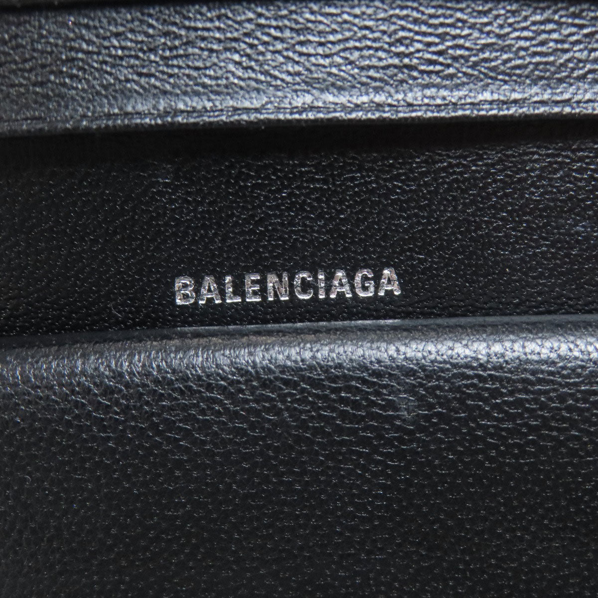 BALENCIAGA バレンシアガ 594216 ロゴ 二つ折り財布（小銭入れあり） カーフ レディース 中古