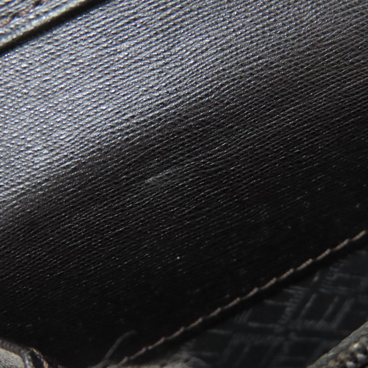 Dunhill ダンヒル メタルロゴ 長財布（小銭入れあり） レザー メンズ 中古