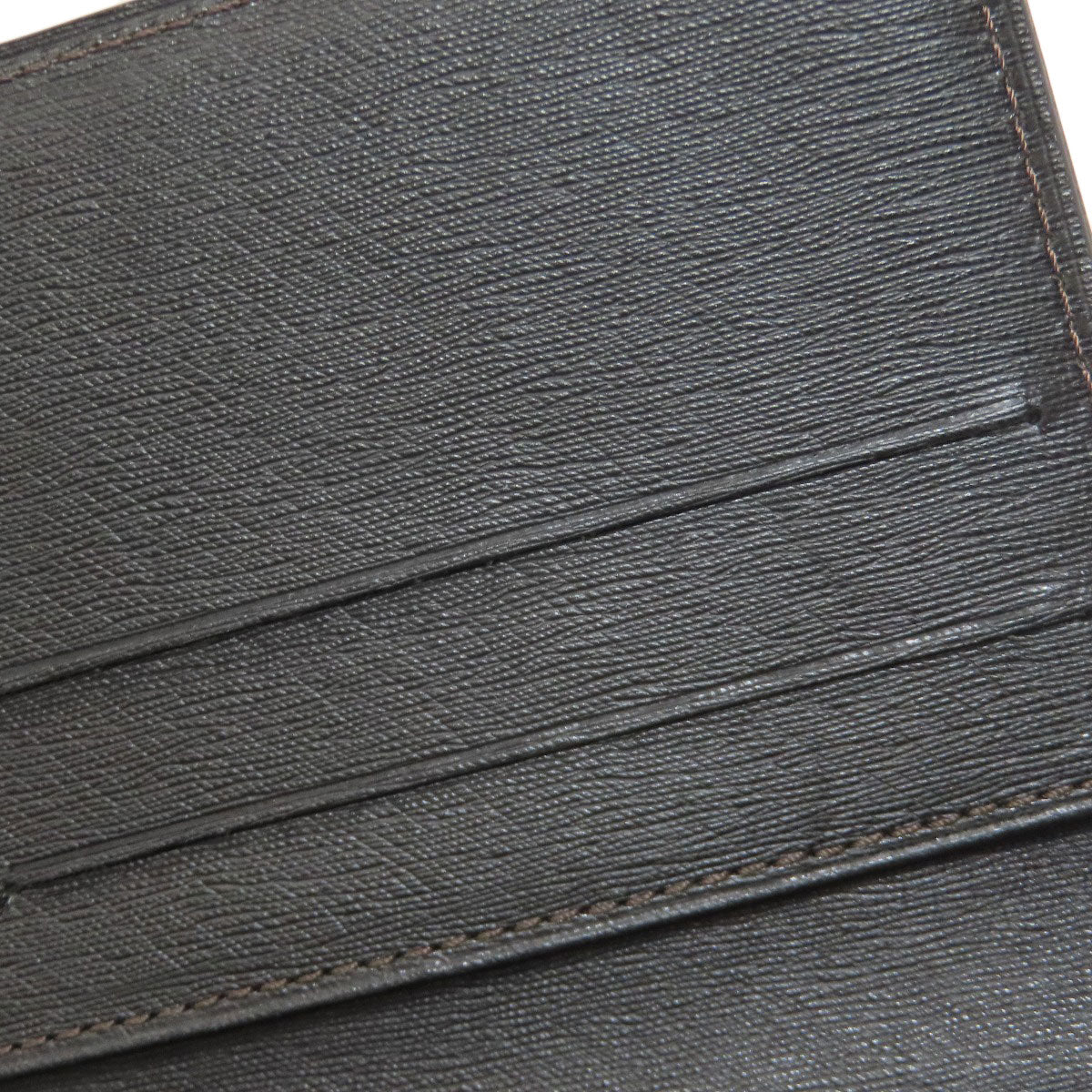 Dunhill ダンヒル メタルロゴ 長財布（小銭入れあり） レザー メンズ 中古