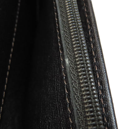 Dunhill ダンヒル メタルロゴ 長財布（小銭入れあり） レザー メンズ 中古