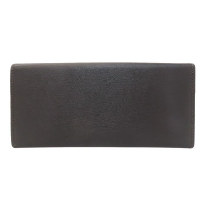Dunhill ダンヒル メタルロゴ 長財布（小銭入れあり） レザー メンズ 中古