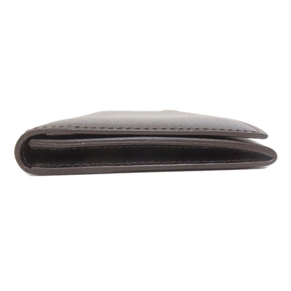 Dunhill ダンヒル メタルロゴ 長財布（小銭入れあり） レザー メンズ 中古
