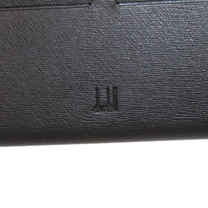 Dunhill ダンヒル メタルロゴ 長財布（小銭入れあり） レザー メンズ 中古
