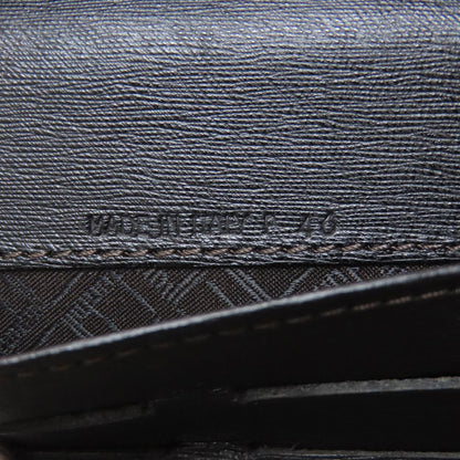Dunhill ダンヒル メタルロゴ 長財布（小銭入れあり） レザー メンズ 中古
