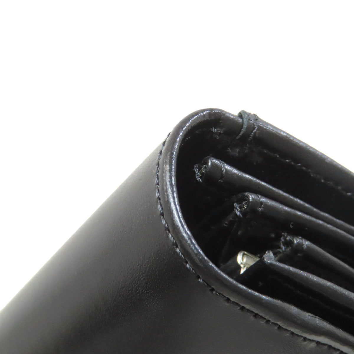CELINE セリーヌ ロゴ 長財布（小銭入れあり） レザー レディース 中古