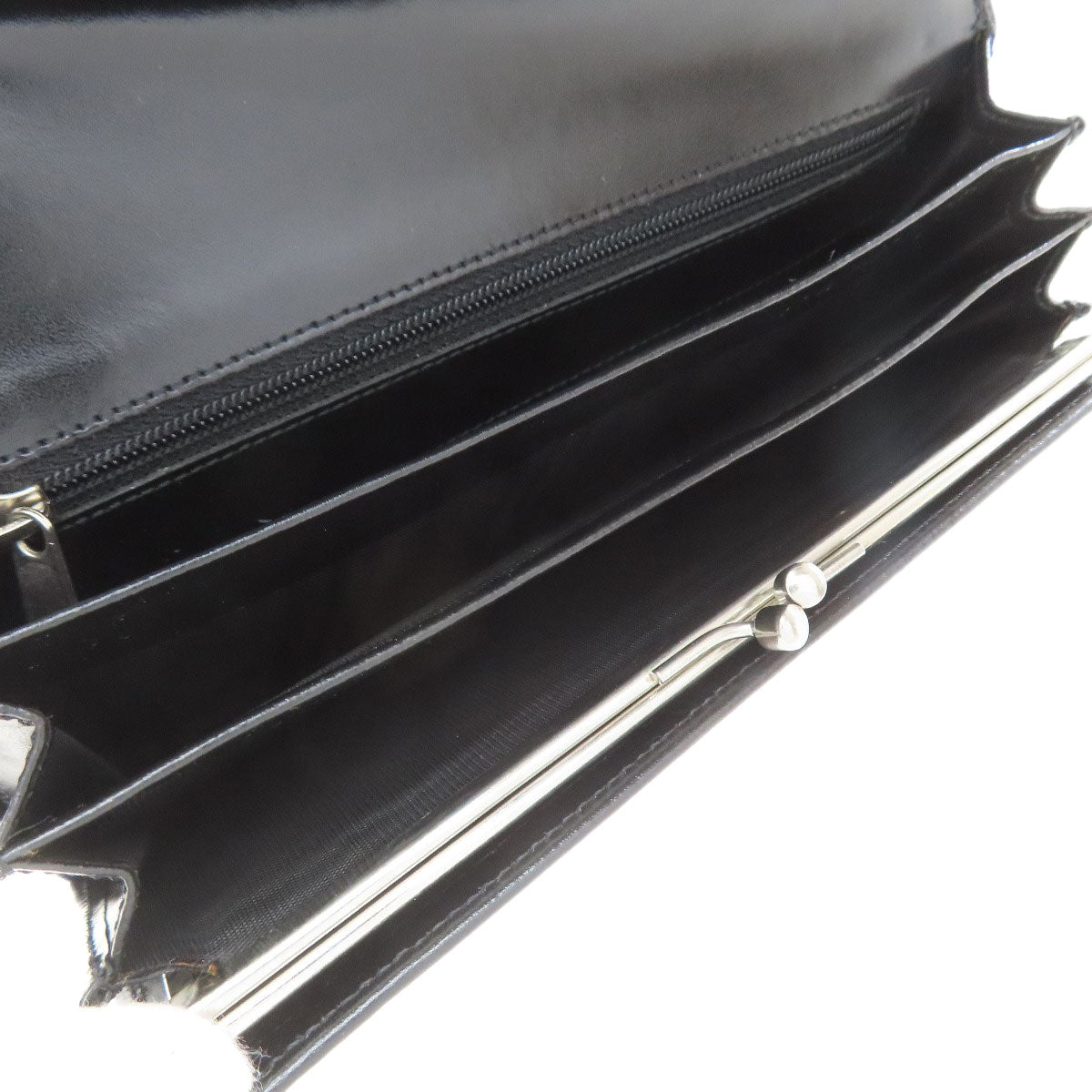 CELINE セリーヌ ロゴ 長財布（小銭入れあり） レザー レディース 中古