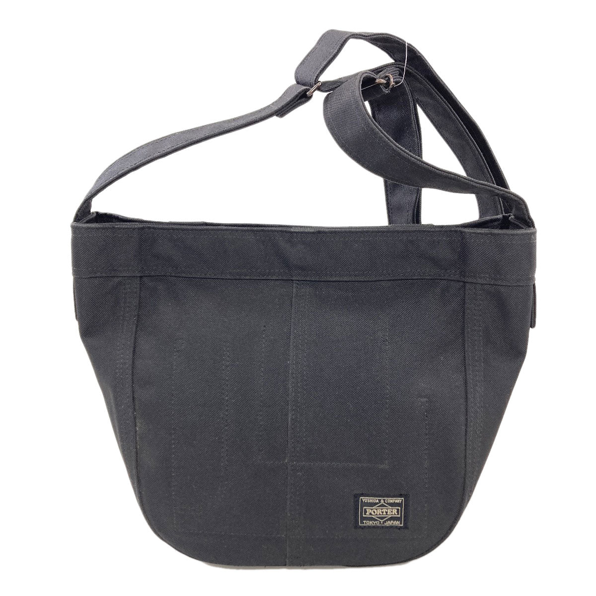 PORTER ポーター ロゴ ショルダーバッグ キャンバス レディース 中古
