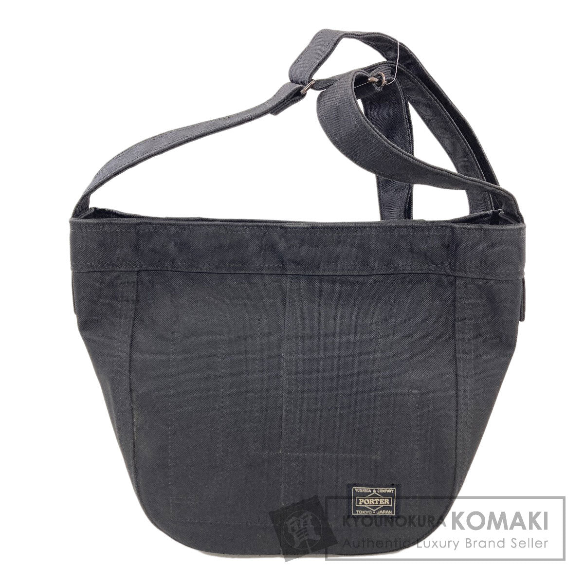 PORTER ポーター ロゴ ショルダーバッグ キャンバス レディース 中古