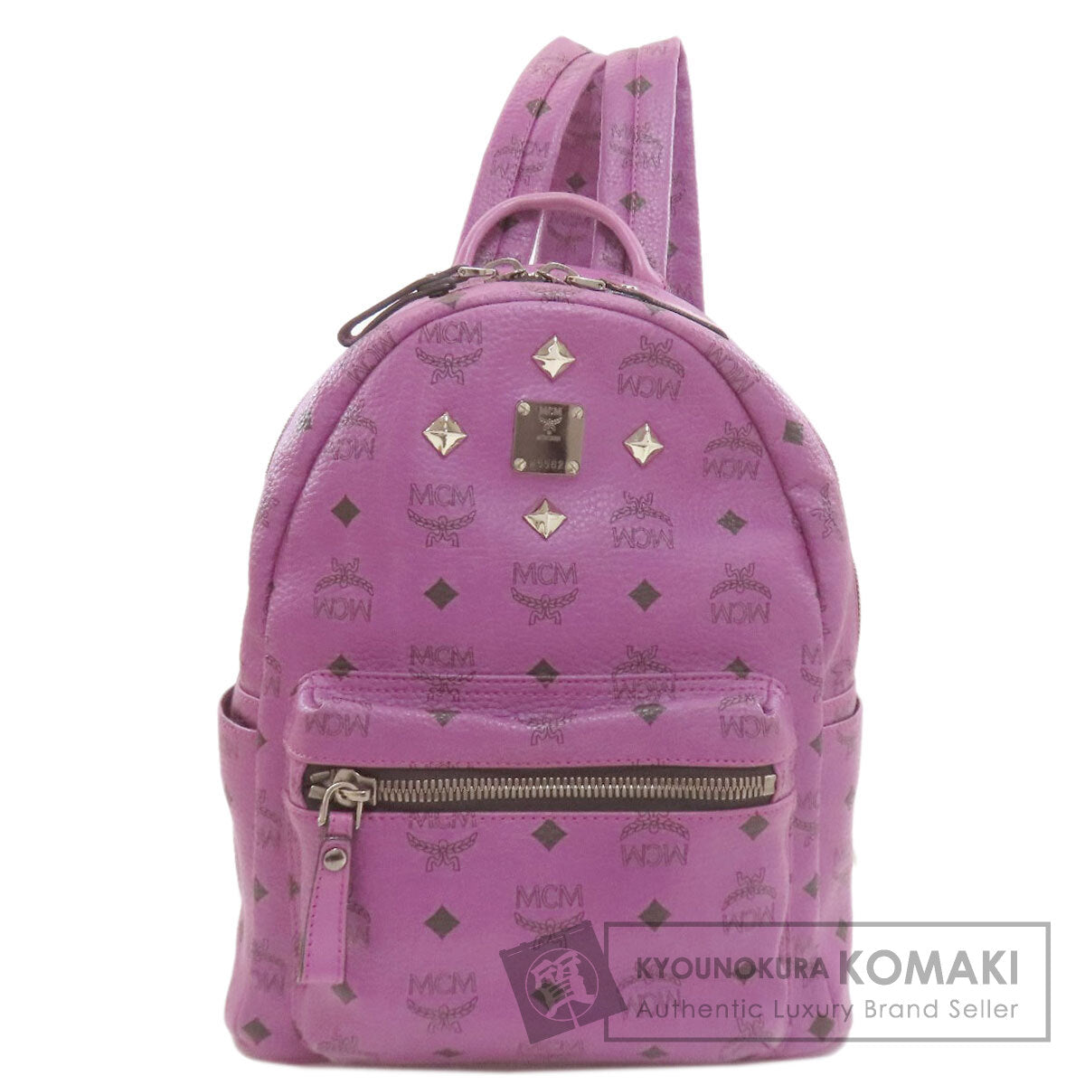 エムシーエム 総柄 スタッズ リュック・デイパック 中古 商品画像1