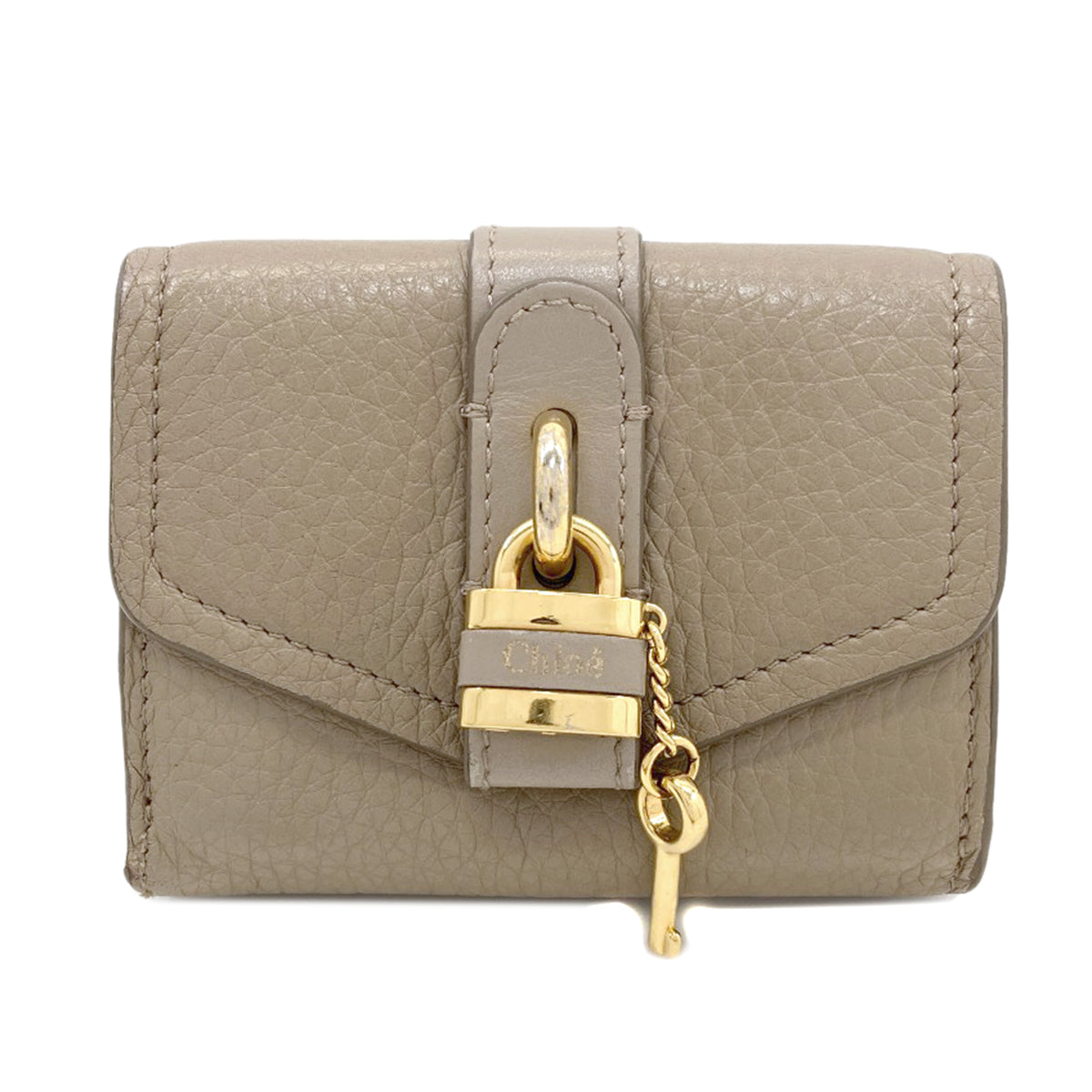 CHLOE クロエ アビー 二つ折り財布（小銭入れあり） レザー レディース 中古