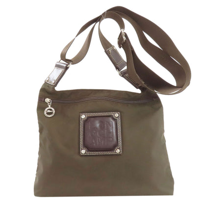 Longchamp ロンシャン ロゴ ショルダーバッグ ナイロン レディース 中古