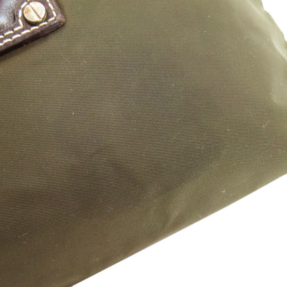 Longchamp ロンシャン ロゴ ショルダーバッグ ナイロン レディース 中古