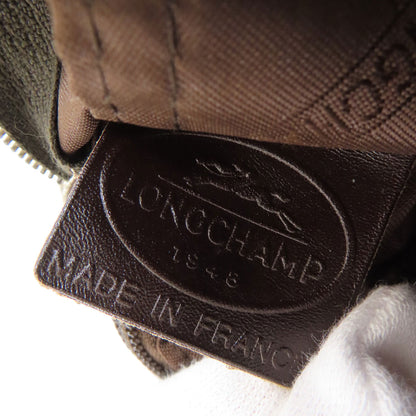Longchamp ロンシャン ロゴ ショルダーバッグ ナイロン レディース 中古