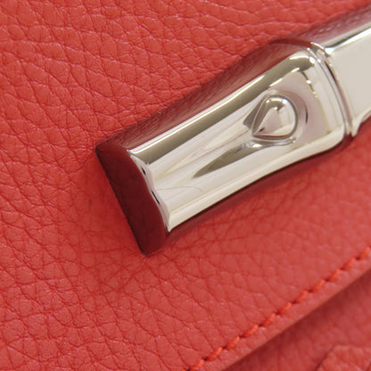 Longchamp ロンシャン ロゴ ハンドバッグ レザー レディース 中古
