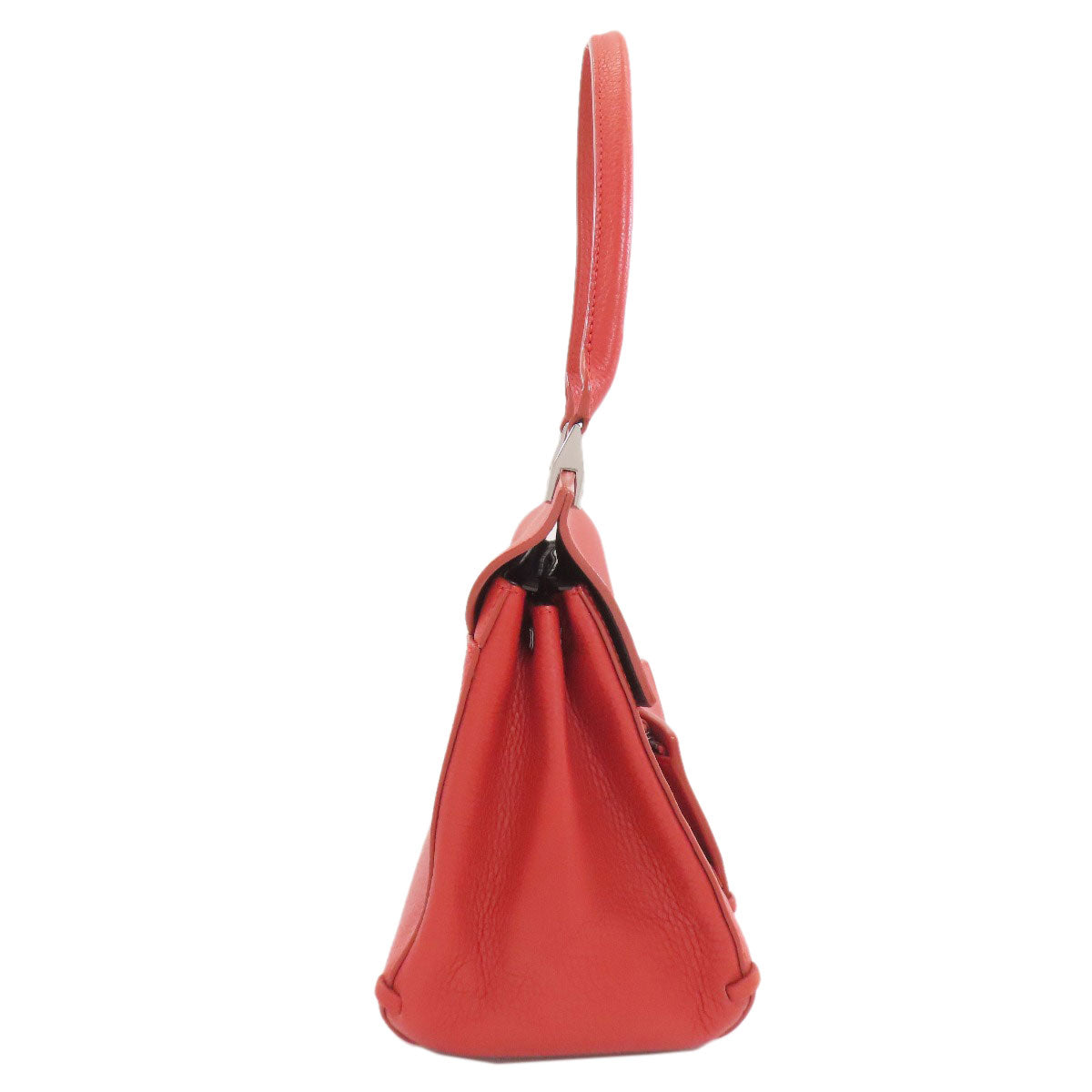 Longchamp ロンシャン ロゴ ハンドバッグ レザー レディース 中古