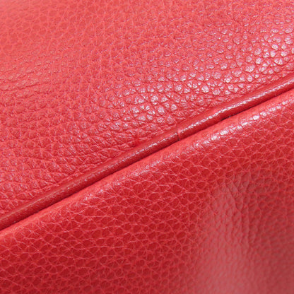 Longchamp ロンシャン ロゴ ハンドバッグ レザー レディース 中古