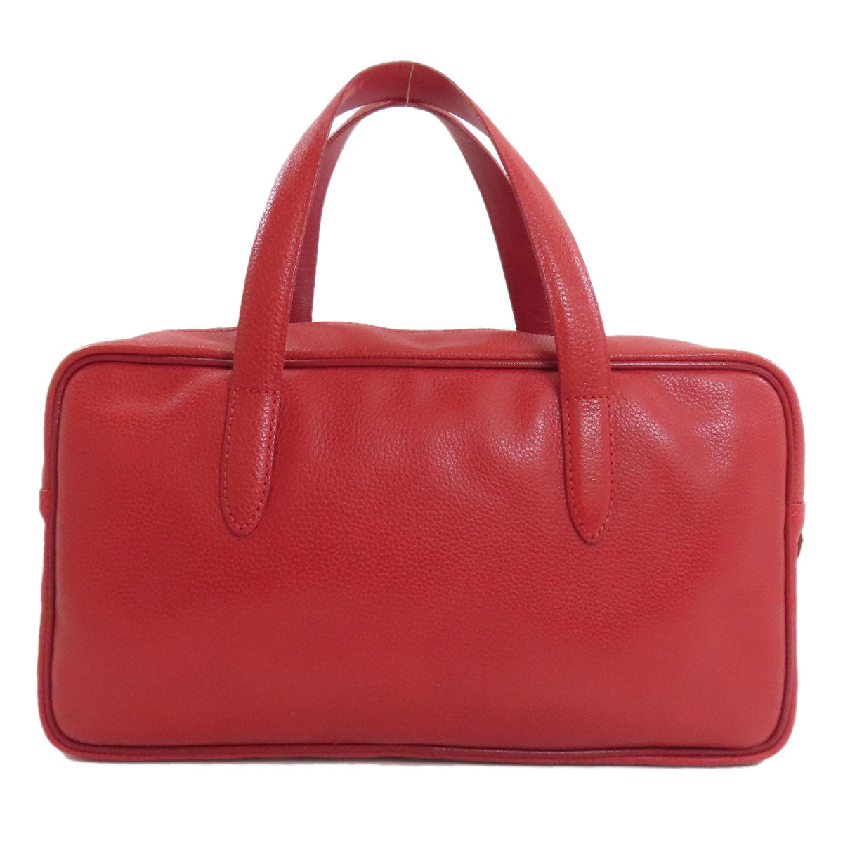 Longchamp ロンシャン ロゴ ハンドバッグ レザー レディース 中古