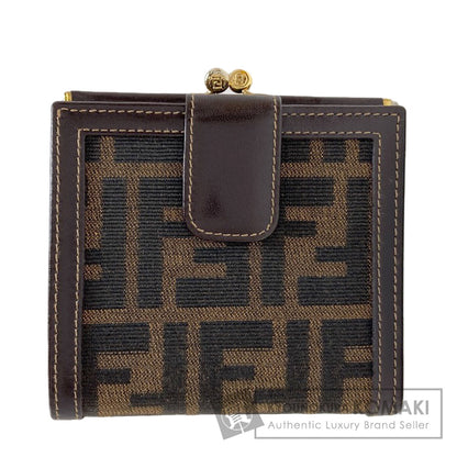 フェンディ ズッカ柄 二つ折り財布（小銭入れあり） 中古 商品画像1