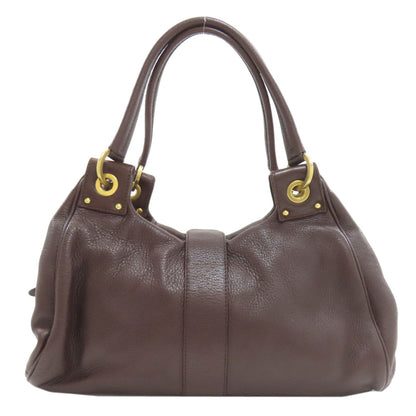 Salvatore Ferragamo サルヴァトーレフェラガモ ガンチー二金具 ハンドバッグ レザー レディース 中古