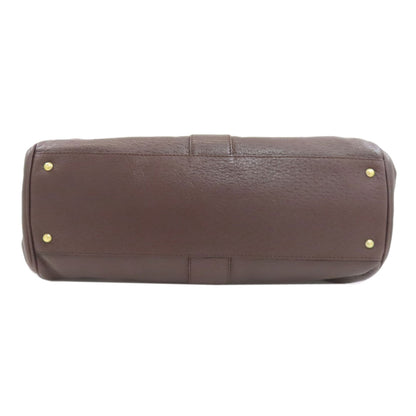 Salvatore Ferragamo サルヴァトーレフェラガモ ガンチー二金具 ハンドバッグ レザー レディース 中古
