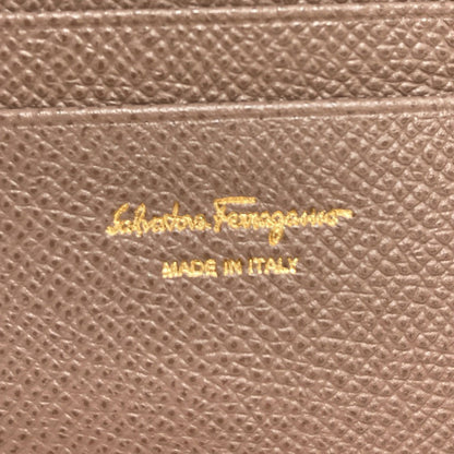 Salvatore Ferragamo サルヴァトーレフェラガモ ヴァラリボン 二つ折り財布（小銭入れあり） レザー レディース 中古
