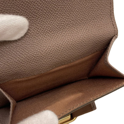 Salvatore Ferragamo サルヴァトーレフェラガモ ヴァラリボン 二つ折り財布（小銭入れあり） レザー レディース 中古