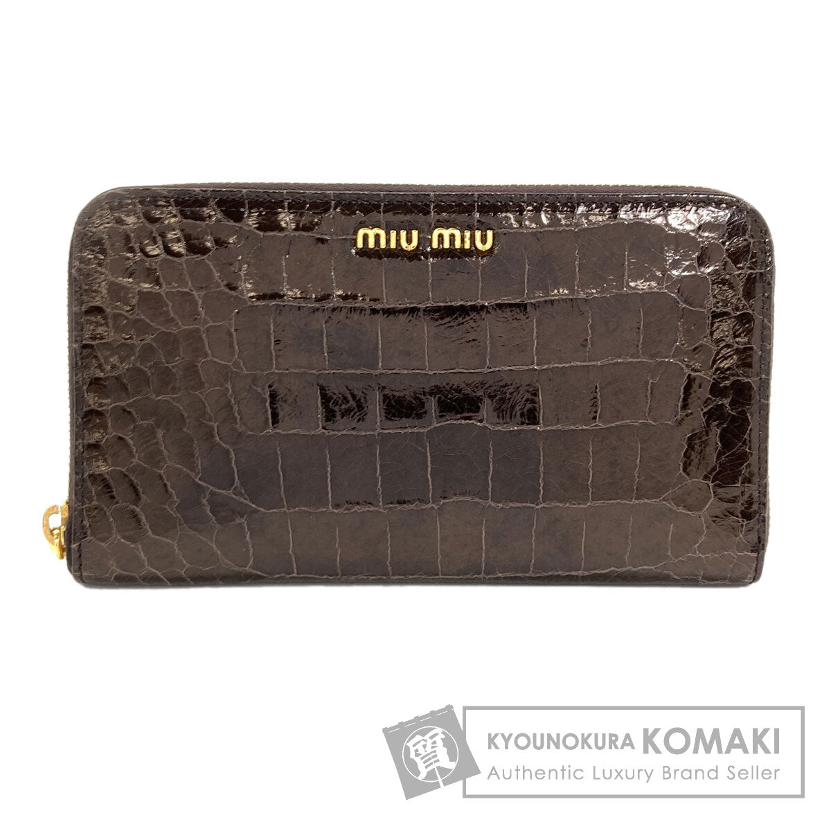ミュウミュウ 型押し 長財布（小銭入れあり） 中古 商品画像1