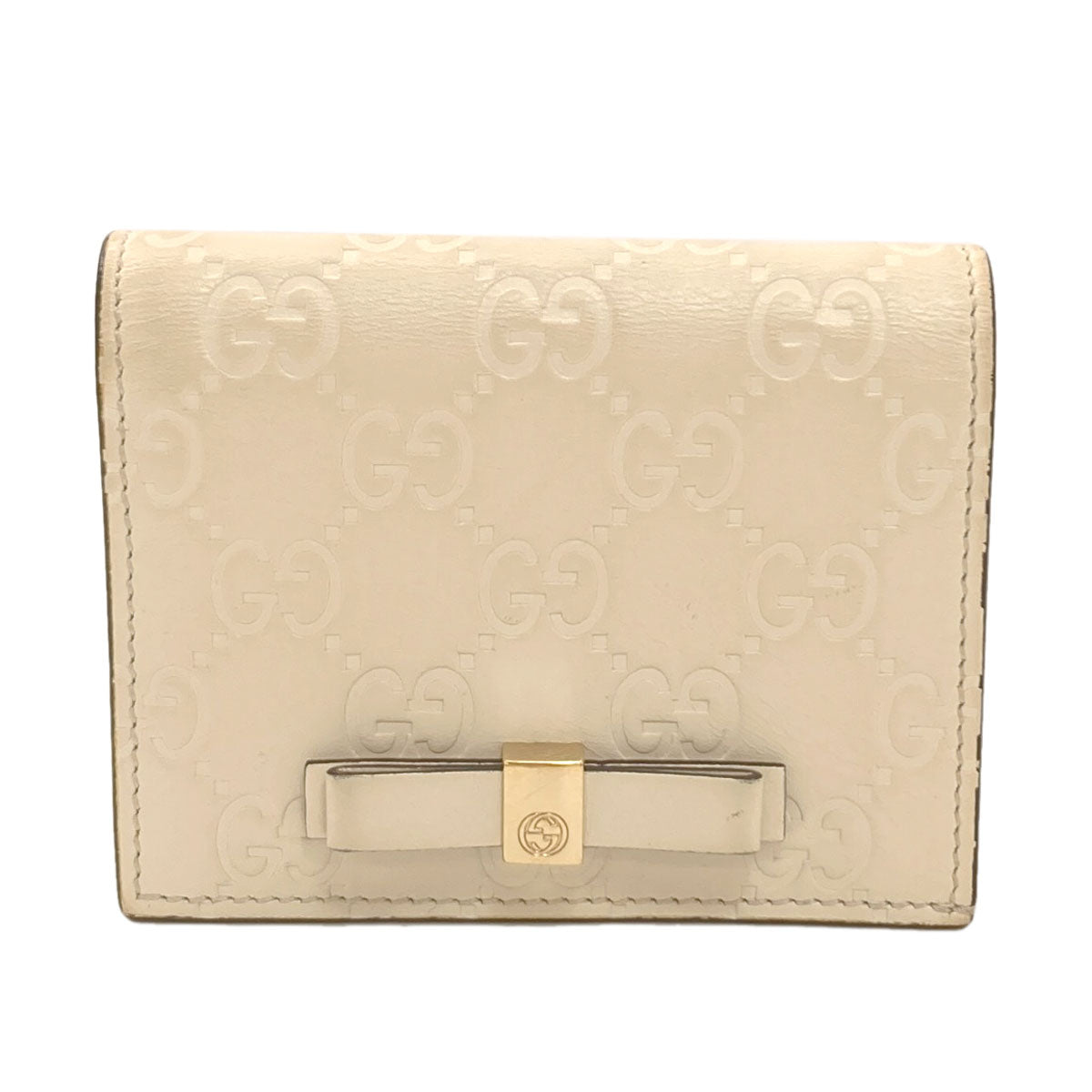 グッチ 406924 グッチシマ GGシグネチャー 二つ折り財布（小銭入れなし） 中古 商品画像2