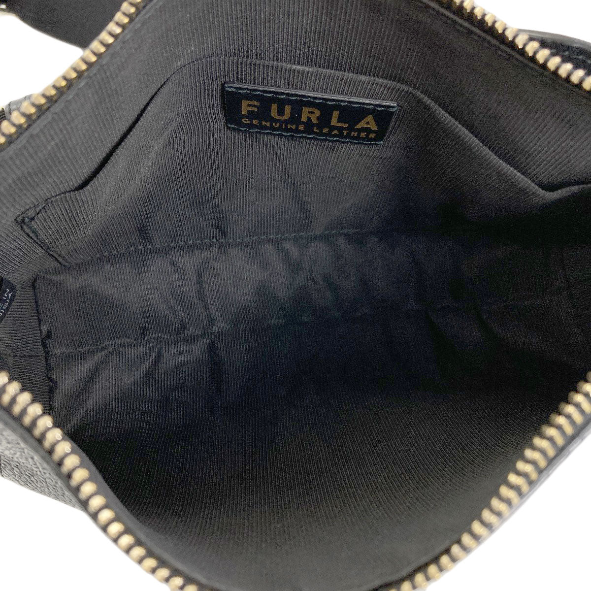 Furla フルラ アーチロゴ ショルダーバッグ レザー レディース 中古