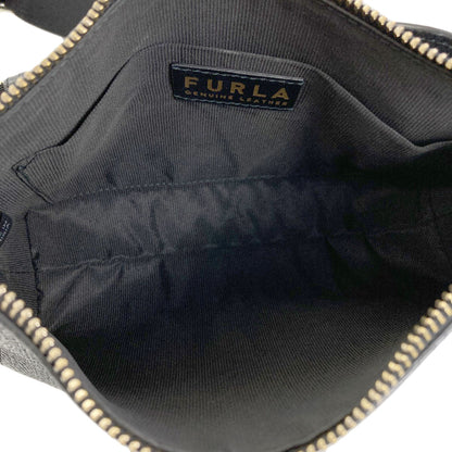 Furla フルラ アーチロゴ ショルダーバッグ レザー レディース 中古