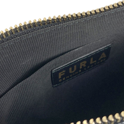 Furla フルラ アーチロゴ ショルダーバッグ レザー レディース 中古