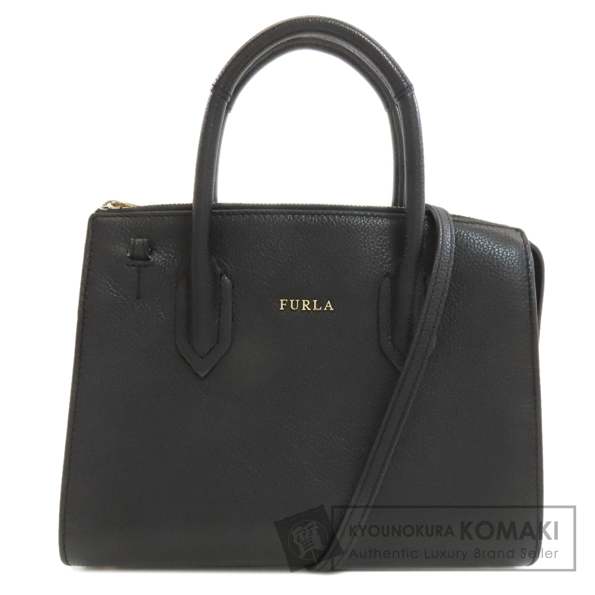 Furla フルラ 2WAY ハンドバッグ レザー レディース 中古