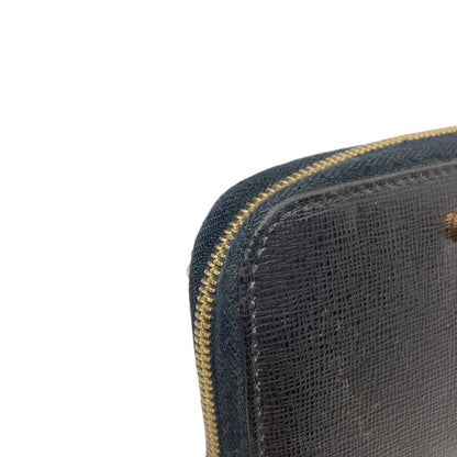 FENDI フェンディ ロゴ カードケース レザー レディース 中古