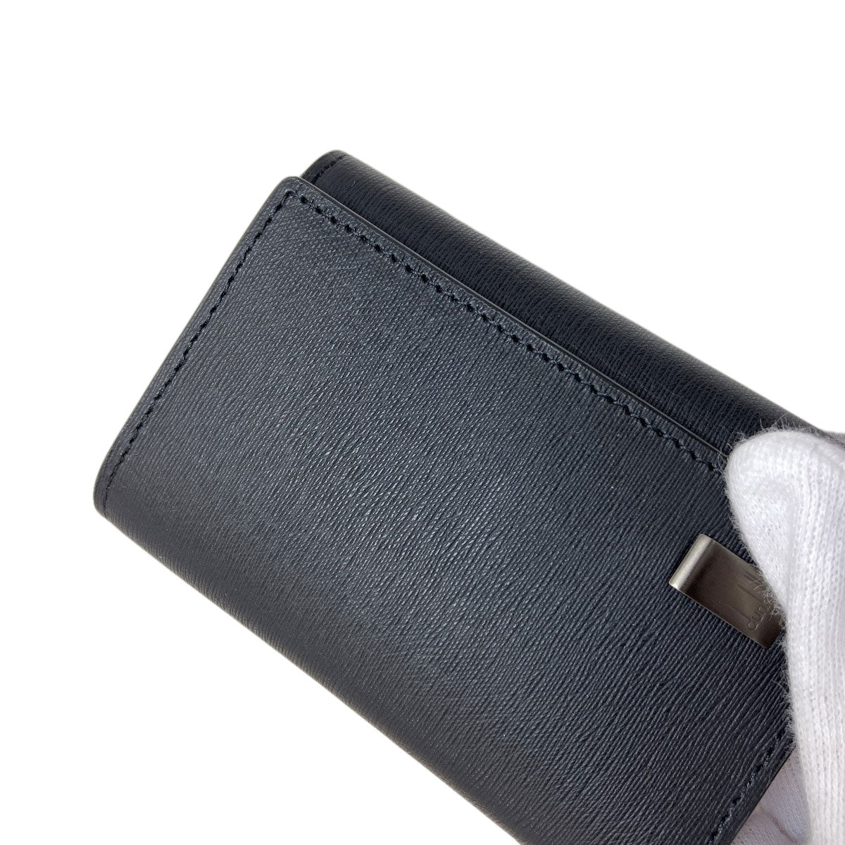Dunhill ダンヒル ロゴ キーケース レザー メンズ 中古