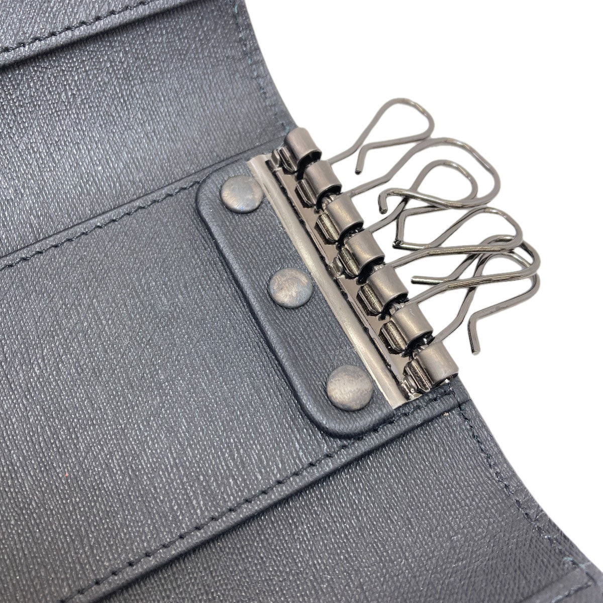 Dunhill ダンヒル ロゴ キーケース レザー メンズ 中古