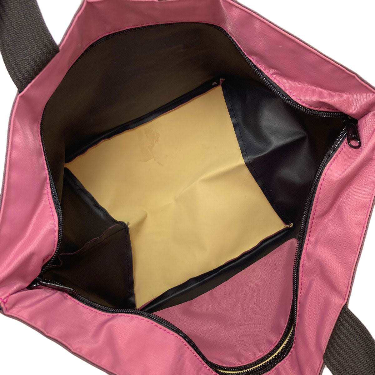 Herve Chapelier エルベ・シャプリエ 舟形トート ハンドバッグ ナイロン レディース 中古