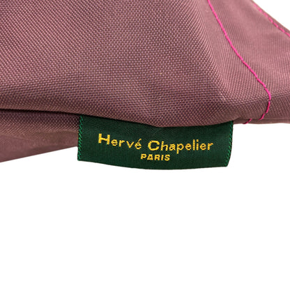Herve Chapelier エルベ・シャプリエ 舟形トート ハンドバッグ ナイロン レディース 中古