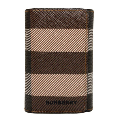 BURBERRY バーバリー バーバリーチェック キーケース PVC レディース 中古