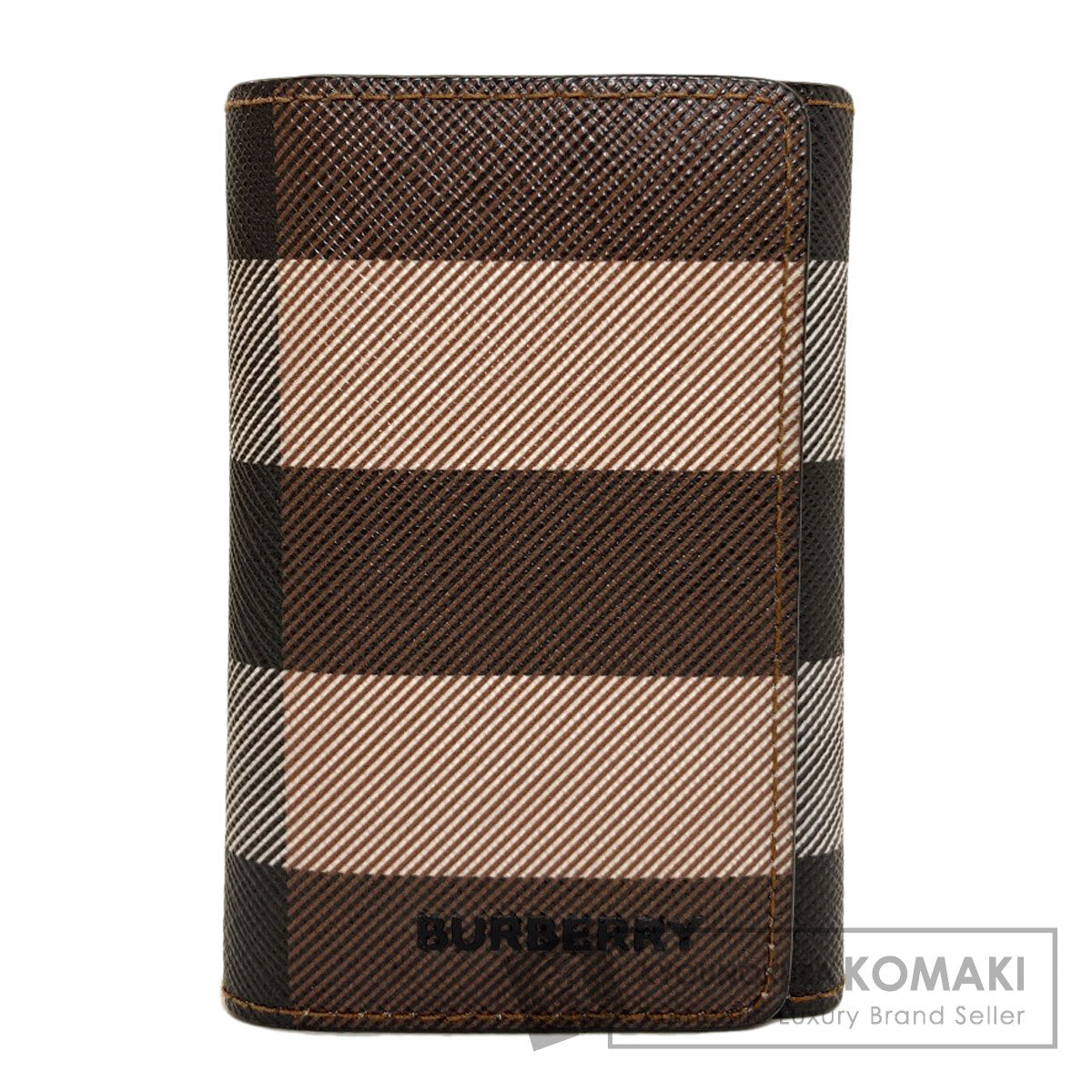 BURBERRY バーバリー バーバリーチェック キーケース PVC レディース 中古
